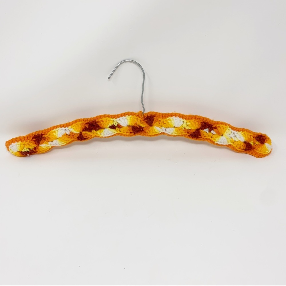 VINTAGE Crochet, Quilted Pastel Hangers Handmade